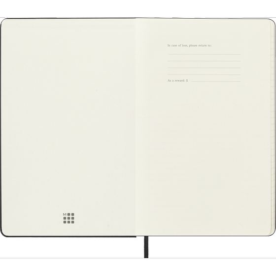 Ημερολόγιο Εβδομαδιαίο Moleskine 2025-2026 18Μ Large Black Hard image 2