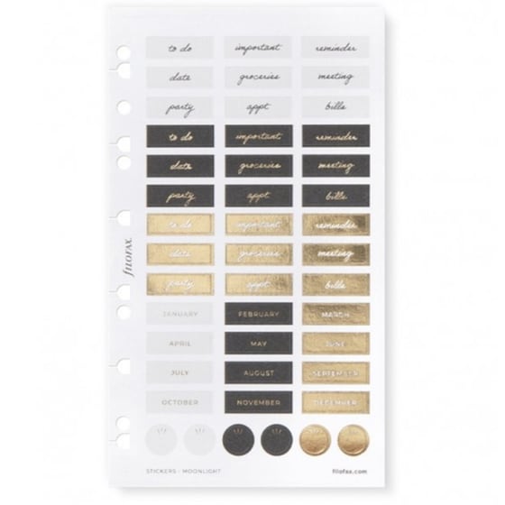 Αυτοκόλλητα Filofax Moonlight image 1