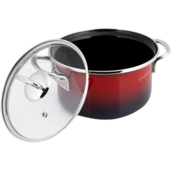 Κατσαρόλα Ρηχή LAMART LT1180 από Ανοξείδωτο Ατσάλι 16 cm 1.8 L Κόκκινο image 1