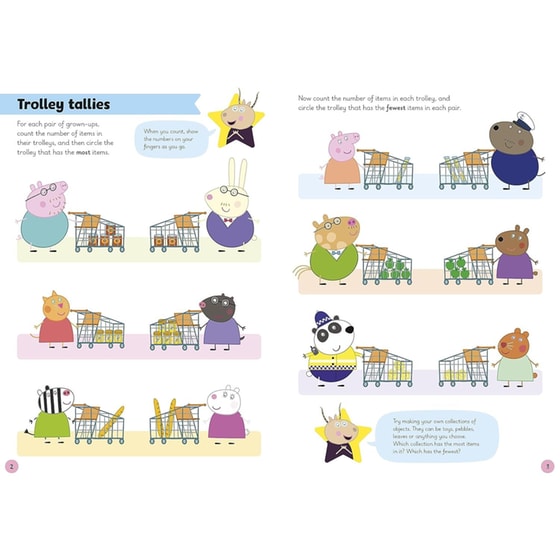 Learn with Peppa: Adding and Taking Away wipe-clean activity book image 2