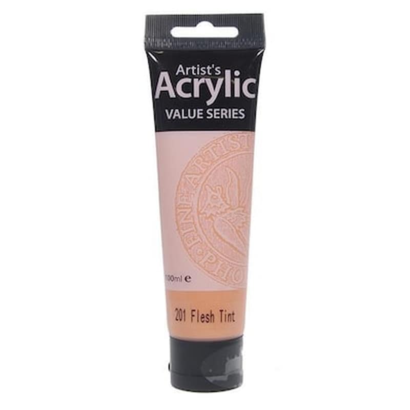 WUXI PHOENIX ARTIST MATERIALS IMP & EXP CO., LTD Phoenix Ακρυλικό Χρώμα 201 Flesh Tint, Σωληνάριο 100ml