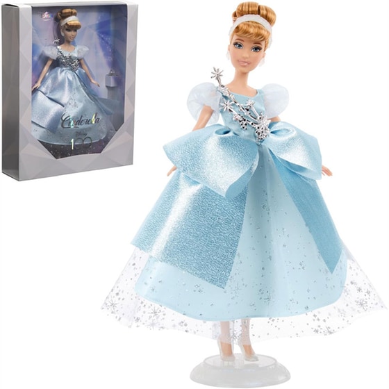 Mattel Κούκλα Disney Princess 100th Anniversary Celebration Cinderella (HLX60) image 6