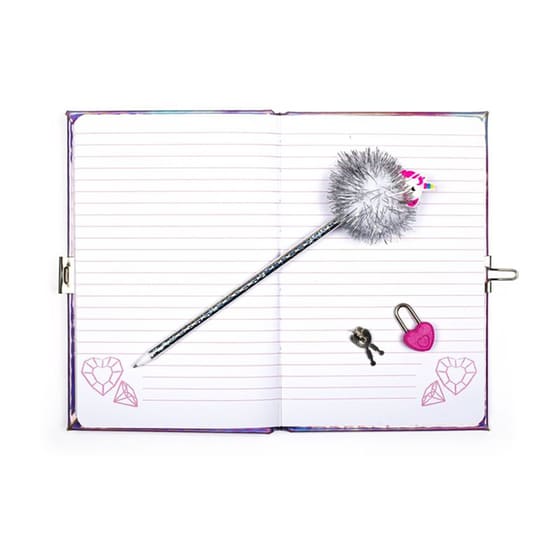 Σημειωματάριο TCD Made For Kids με Λουκέτo & Στυλό Pom Pom Dream image 2