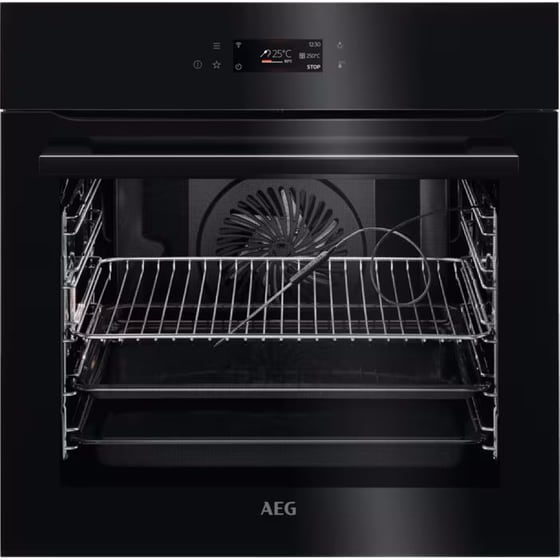 AEG BPE748380B AssistedCooking 71 Lt Μαύρο Εντοιχιζόμενος Φούρνος Άνω Πάγκου image 0