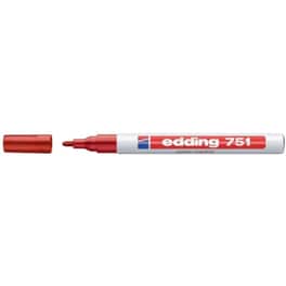 Μαρκαδόρος Ανεξίτηλος Edding 751 Κόκκινο 1.0-2.0 mm