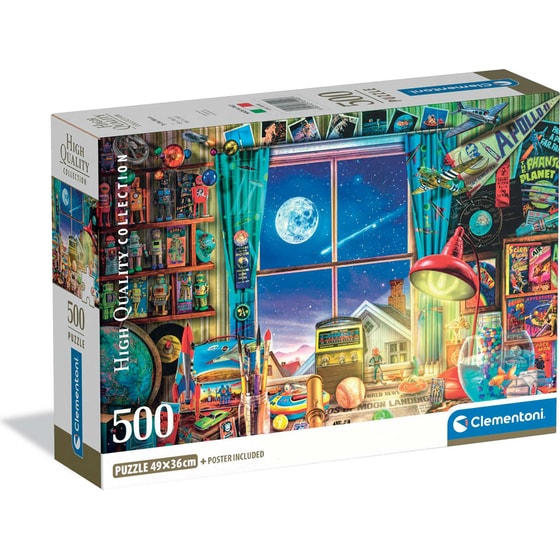 Παζλ Clementoni High Quality Collection Τροπική Θέα από Ψηλά (500 Κομμάτια) image 0