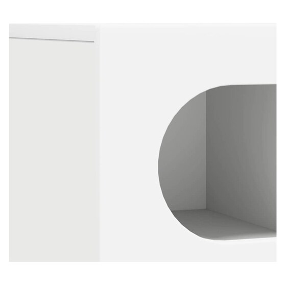 Έπιπλο Τηλεόρασης VidaXL ELST 100 x 35 x 40 cm - Λευκό image 6