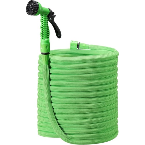 Λάστιχο Ποτίσματος Navaris Flexible Garden Hose Επεκτεινόμενο 15 έως 30m - Πράσινο image 0