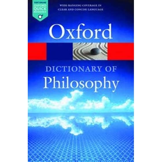 The Oxford Dictionary of Philosophy image 0