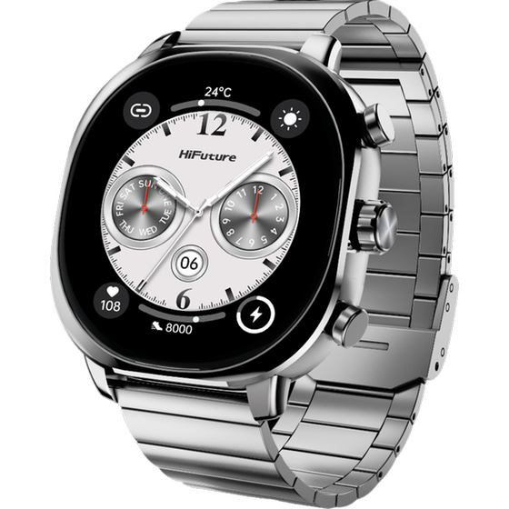 Smartwatch HiFuture AIX 46mm - Titanium Silver image 1