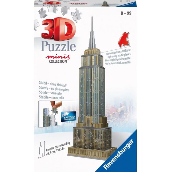 3D Παζλ Ravensburger Minis Empire State Building (54 Κομμάτια) image 0
