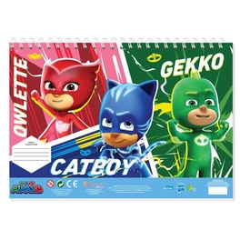 Μπλοκ Ζωγραφικής Διακακης Αεβε Pj Masks 23X33Cm A4 40 Φύλλων
