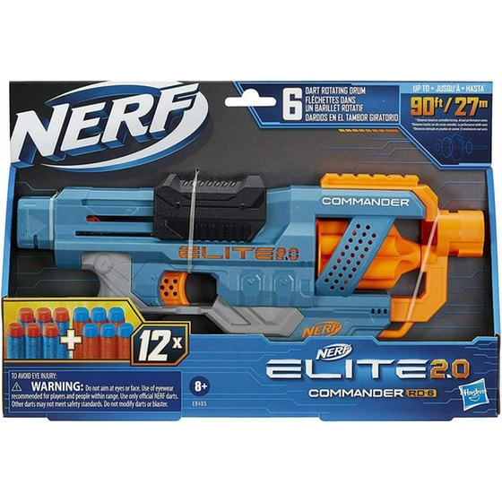 Εκτοξευτήρας Hasbro Nerf Elite 2.0 Commander RD-6 Blaster (E9485) image 0