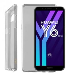 Θήκη Huawei Y6 2018/Y6 Prime 2018 - Idol 1991 Air Slim TPU - Διάφανη Γκρι
