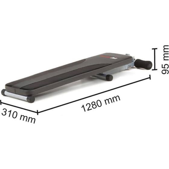 Επικλινής Πάγκος Γυμναστικής EVERFIT WBK-100 - Μαύρος image 4