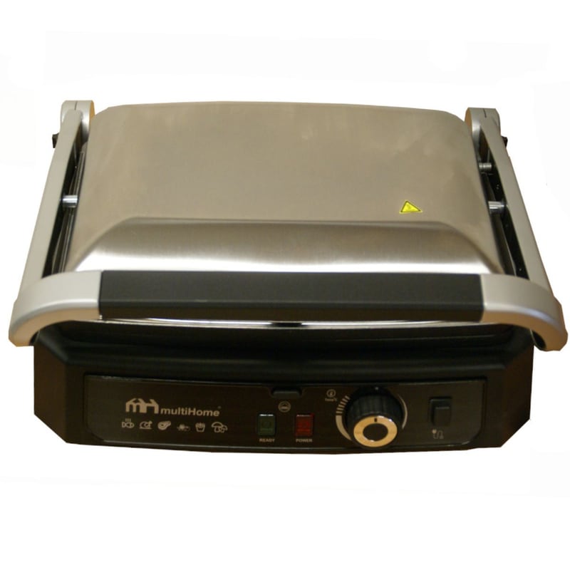 MULTIHOME Τοστιέρα Γκριλιέρα MULTIHOME Supergrill T-71-142 2000 W Inox