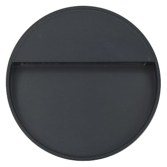 Vidaxl Φωτιστικά Τοίχου Led Εξωτερικού Χώρου Στρογγυλά 2 Τεμ. Μαύρα 3w image 5
