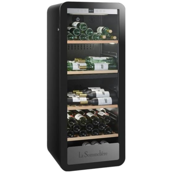 LA SOMMELIERE APOGEE145DZ για 143 Μπουκάλια με UV Προστασία Μαύρο Συντηρητής Κρασιών image 1