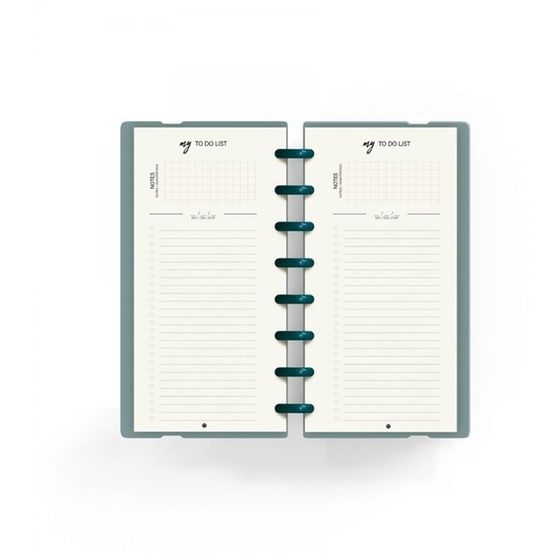 Σημειωματάριο Planner Carchivo Week & Checklist Τιρκουάζ image 5