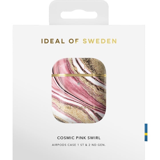 Θήκη Ακουστικών Ideal of Sweden Printed για Apple AirPods 1st Gen/AirPods 2nd Gen - Cosmic Pink Swirl image 2