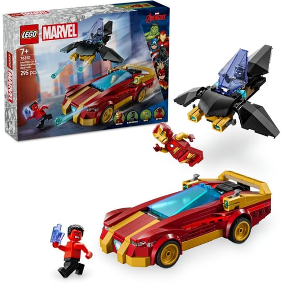 LEGO® Marvel Iron Man Car & Black Panther vs. Red Hulk (76310) image 2