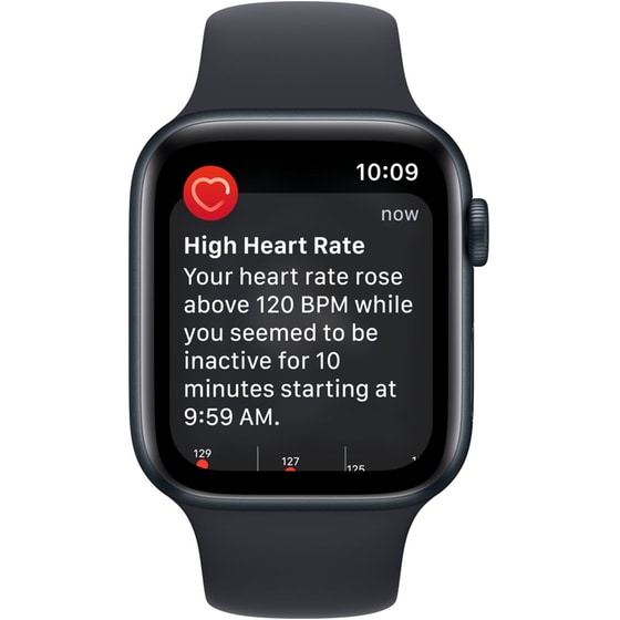 Apple Watch SE Midnight Aluminium 44mm GPS - Midnight Sport Band Regular image 4