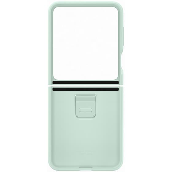Θήκη Samsung Galaxy Z Flip5 - Samsung Silicon Case with Ring - Mint image 5