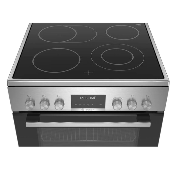 BOSCH HKS79U250 63 Lt Inox Ηλεκτρική Κουζίνα Κεραμική image 1