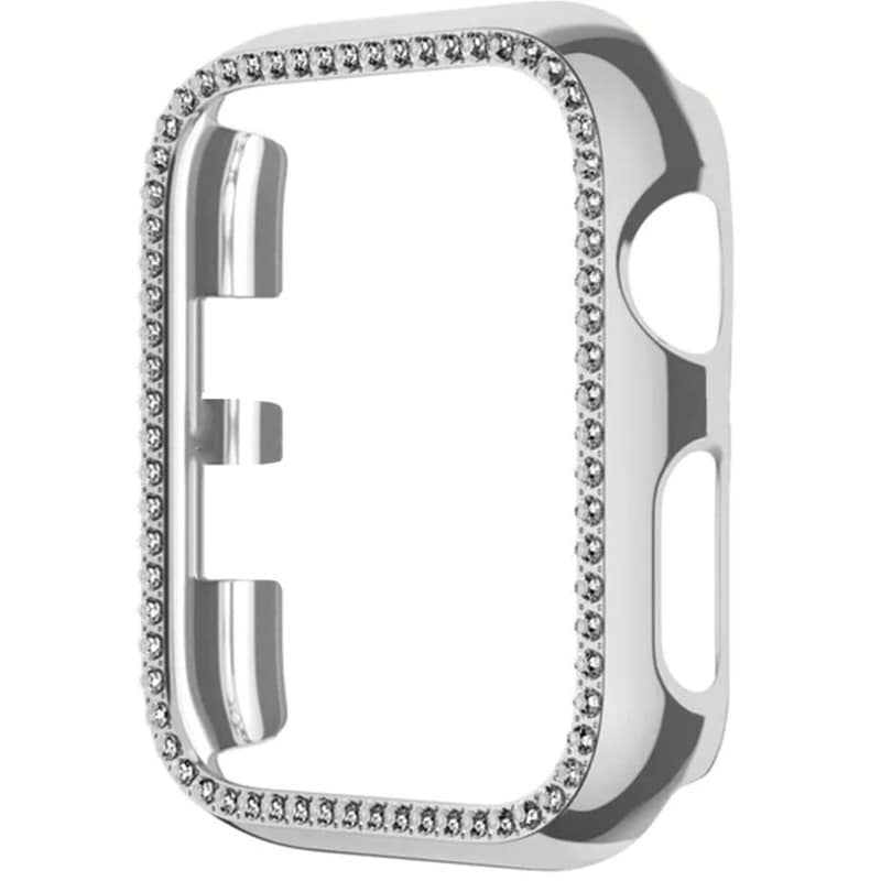 SONIQUE Θήκη Sonique Luxury Diamond PC για Apple Watch 38mm - Ασημί