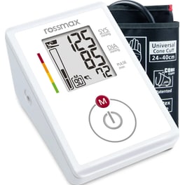 Ψηφιακό Πιεσόμετρο Μπράτσου Rossmax X5 CH155f με Ανίχνευση Αρρυθμίας Λευκό
