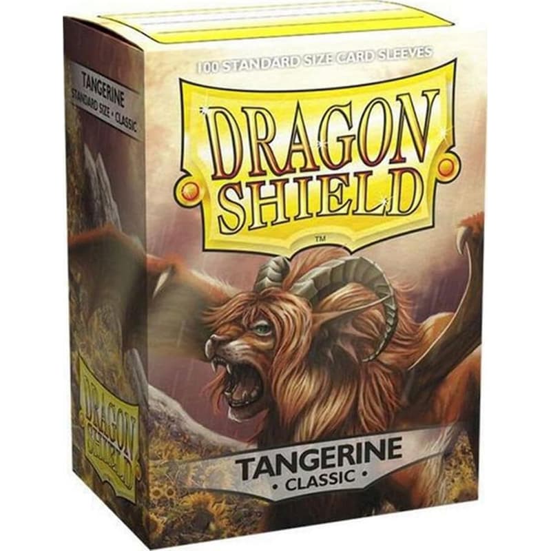 Dragon Shield Standard Size Classic Sleeves (100 Sleeves) Tangerine