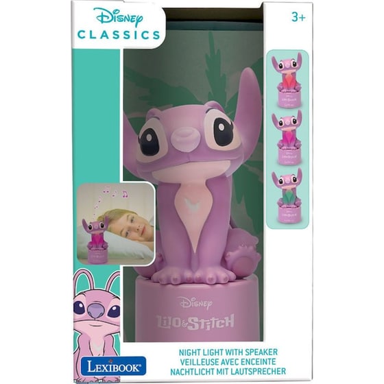 Lexibook Παιδικό Διακοσμητικό Φωτιστικό Angel - Μωβ image 0