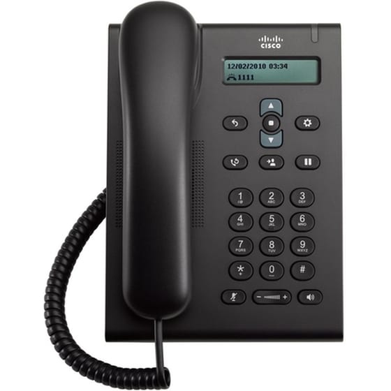 Ενσύρματο Τηλέφωνο VoIP Cisco Unified Sip Phone 3905 - Black image 0