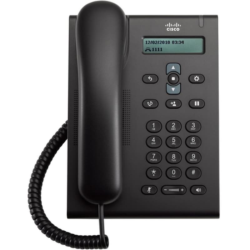 Ενσύρματο Τηλέφωνο VoIP Cisco Unified Sip Phone 3905 - Black