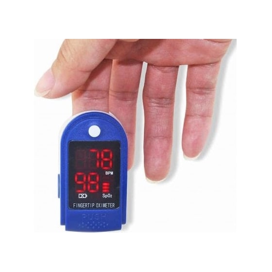 Παλμικό Οξύμετρο Δακτύλου JZK 302 PULSE Oximeter Oled Display Μπλε image 3