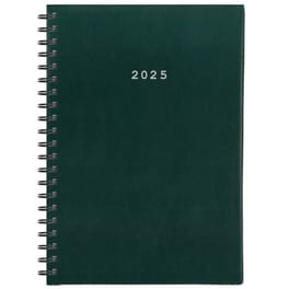 Ημερολόγιο Ημερήσιο Next 2025 Basic 12M Σπιράλ 17x25 cm Πράσινο