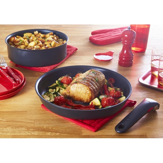 Σετ Μαγειρικά Σκεύη TEFAL INGENIO UNILMITED L76391 3 τμχ Μαύρο image 4