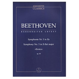 Βιβλίο Για Σύνολα Barenreiter Beethoven -symphony Nr.3 Op.55 In Eb Major ''eroica''  [pocket Score]