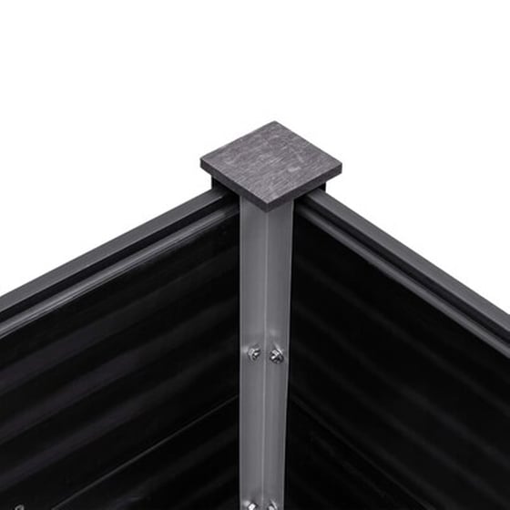 Vidaxl Ζαρντινιέρα Γκρι 250 X 100 X 91 Εκ. Από Wpc image 5
