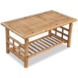 Τραπεζάκι Σαλονιού VidaXL από Μπαμπού 90x50x45cm - Καφέ