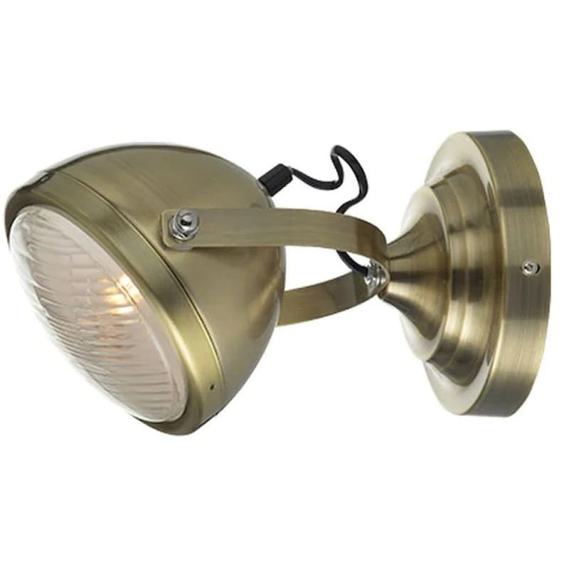 Σποτ Μονόφωτο Aca Harley Ml306131wbr Μεταλλικό - Μπρονζέ