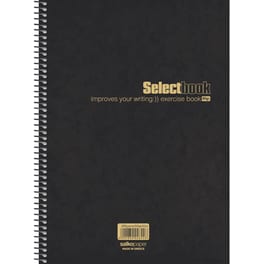 Τετράδιο Σπιράλ SALKO Β5 2 Θεμάτων Select Μαύρο (1 Τεμάχιο)