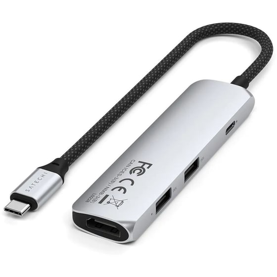 Αντάπτορας Satechi ST-P4SS USB-C - Ασημί image 2
