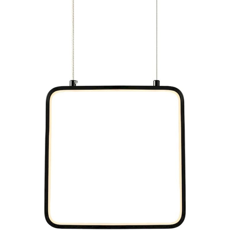 ACA DECOR Φωτιστικό Οροφής Led Aca Symetria V30ledp22bk Μεταλλικό - Μαύρο