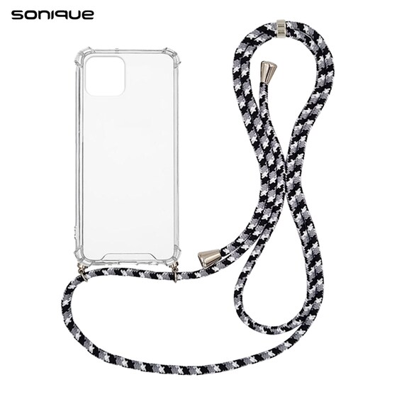 Θήκη Apple iPhone 11 Pro - Sonique Armor Clear - Rainbow Μαύρο image 0