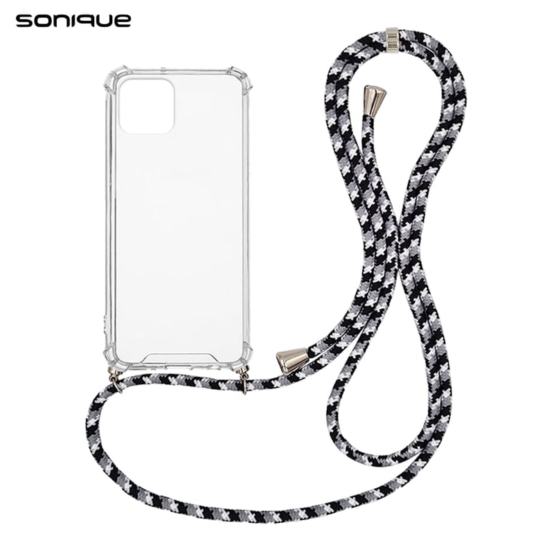 SONIQUE Θήκη Apple iPhone 11 Pro - Sonique Armor Clear - Rainbow Μαύρο