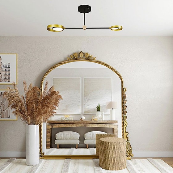 Φωτιστικό Οροφής Led Eurolamp 144-10009 Μεταλλικό - Μαύρο/Χρυσό image 2