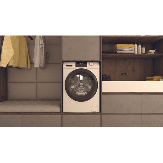 HAIER HW80-BP14929A-S 8 kg 1.400 Στροφές Λευκό Πλυντήριο Ρούχων image 8