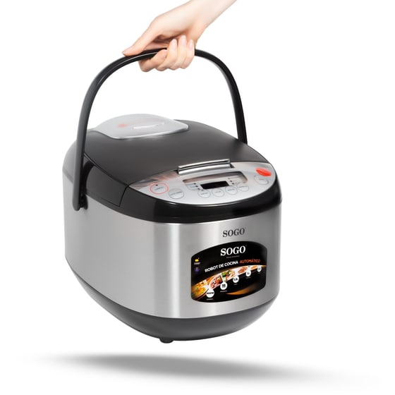 Πολυμάγειρας SOGO OLL-SS-10785 900 W 5 L Ασημί image 4