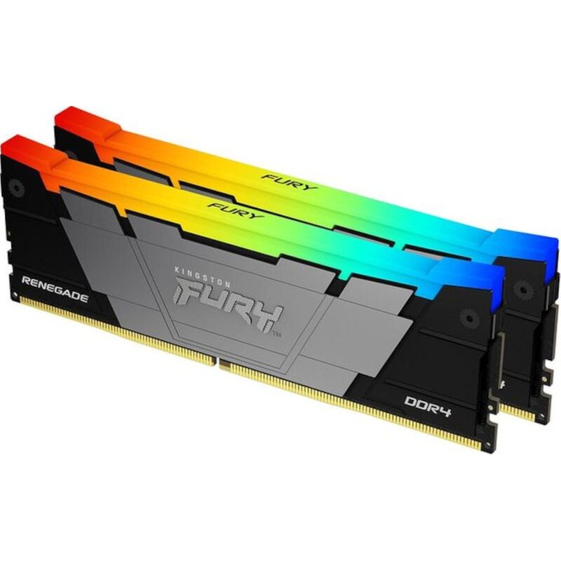 Μνήμη Ram Σταθερού DDR4 32GB Kingston Fury Renegade RGB (2x16GB Kit) - 3600MHz DIMM CL16
